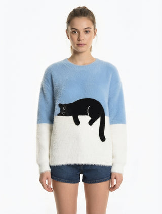 Hinata | Pull ample à motifs