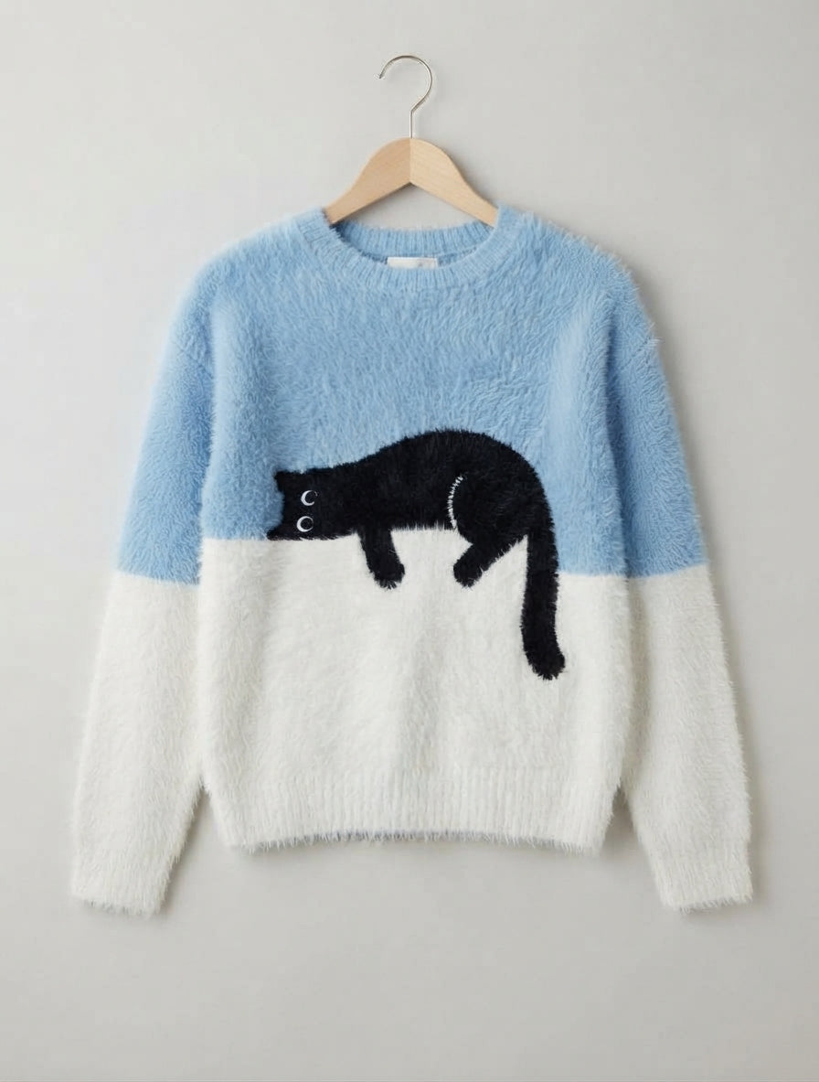 Hinata | Pull ample à motifs