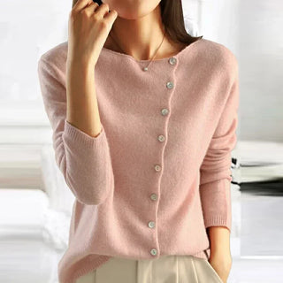 Kokoro | Pull chaud en maille texturée – Rose