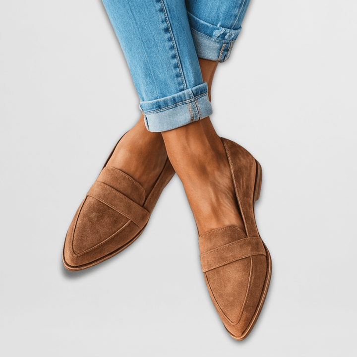 Mio | Mocassins souples du quotidien – Marron