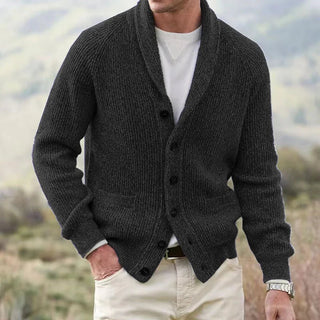 Cardigan à col châle – Noir