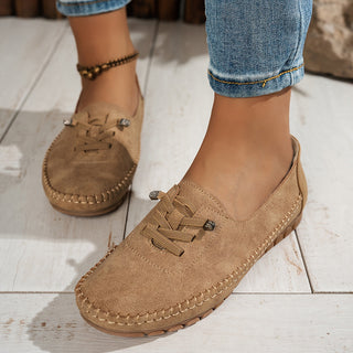 Misaki | Mocassins confort à semelle flexible – Marron