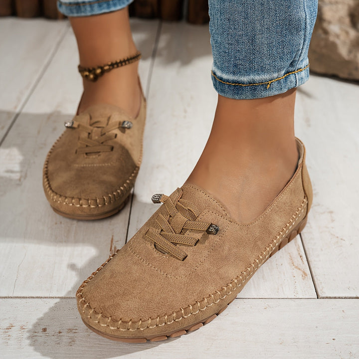 Misaki | Mocassins confort à semelle flexible – Marron