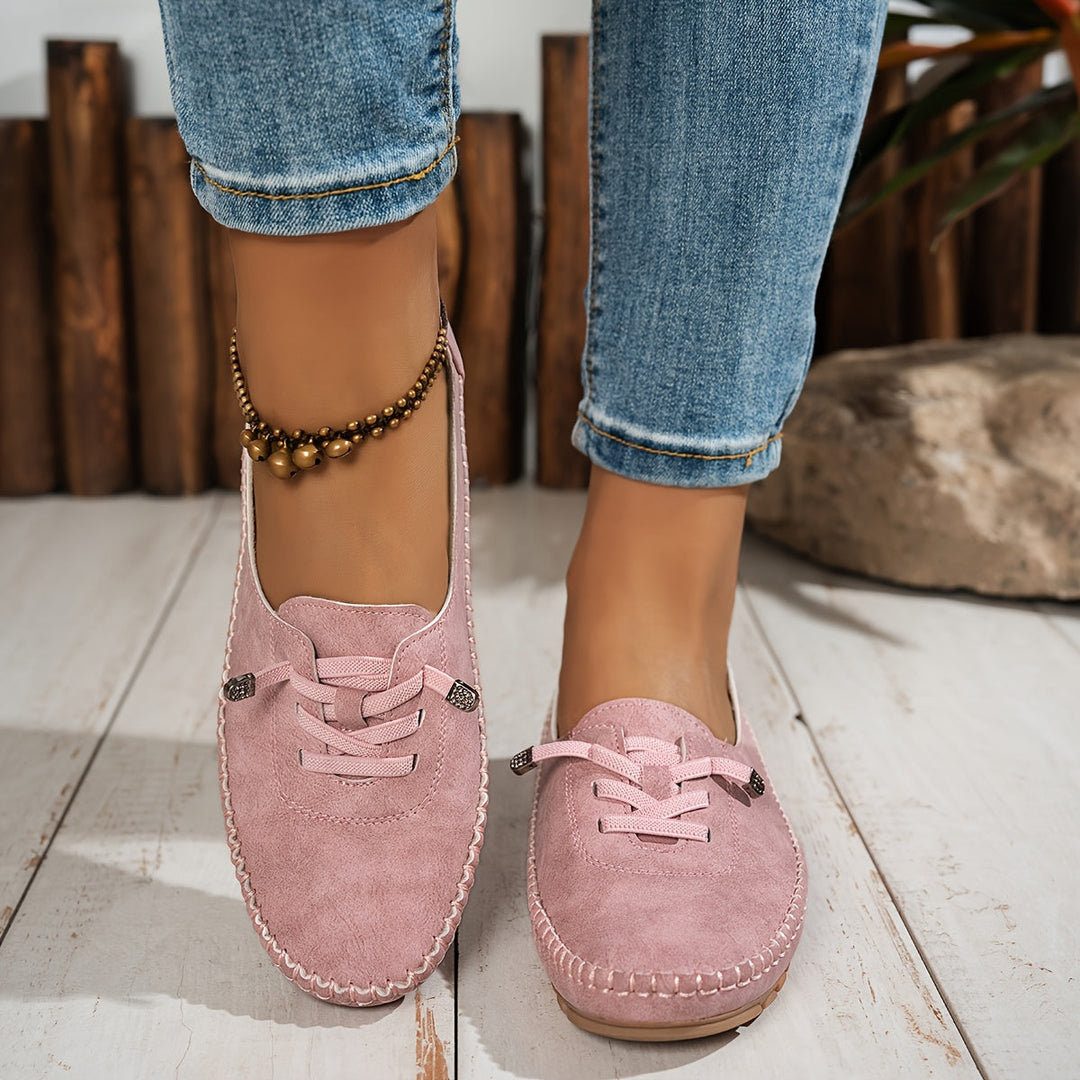 Misaki | Mocassins confort à semelle flexible – Rose