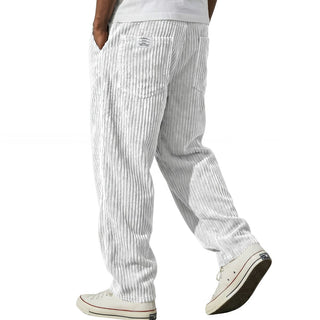 Pantalon en velours côtelé – Blanc