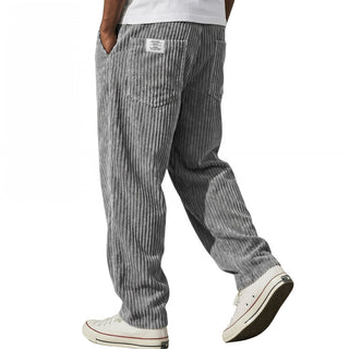 Pantalon en velours côtelé – Gris