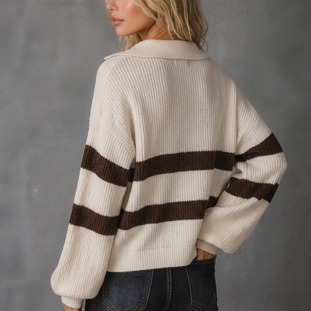 Pull Ruka manches ballon - vue trois-quarts dos