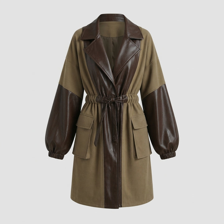 Fumi - Trench midi color-block studio hero