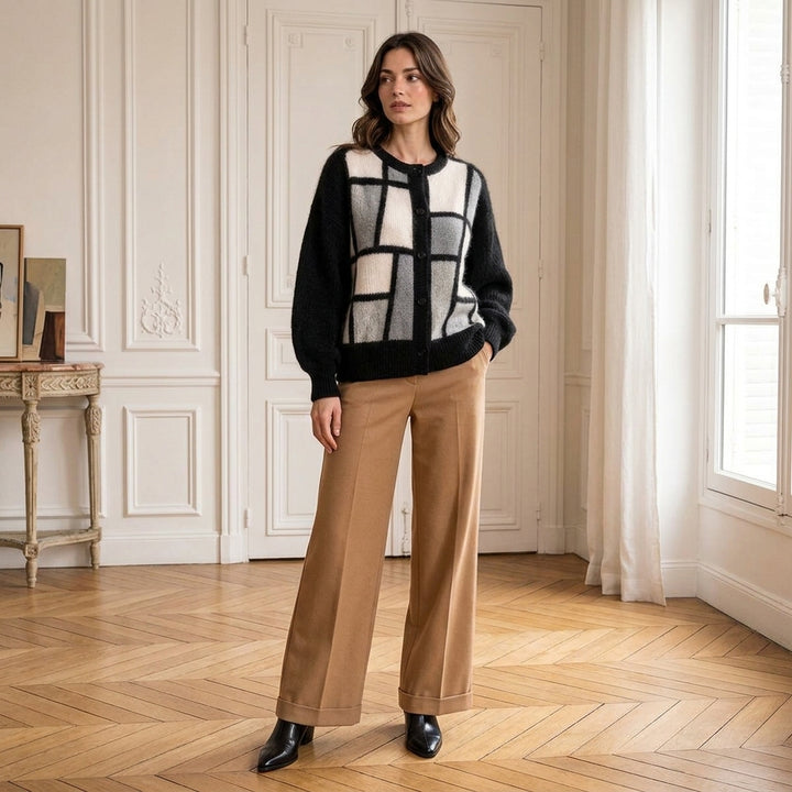 Cardigan Itsuki porté - Look éditorial
