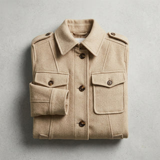 Shino manteau court - présentation détails et coupe