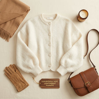 Shizuka – Composition et détails essentiels du cardigan