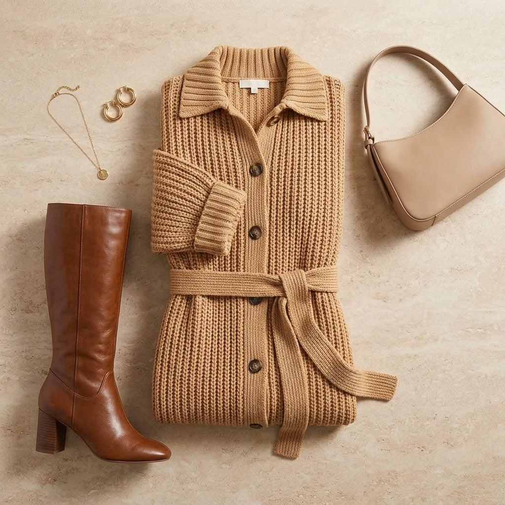 Sana – Composition flat lay et accessoires d&