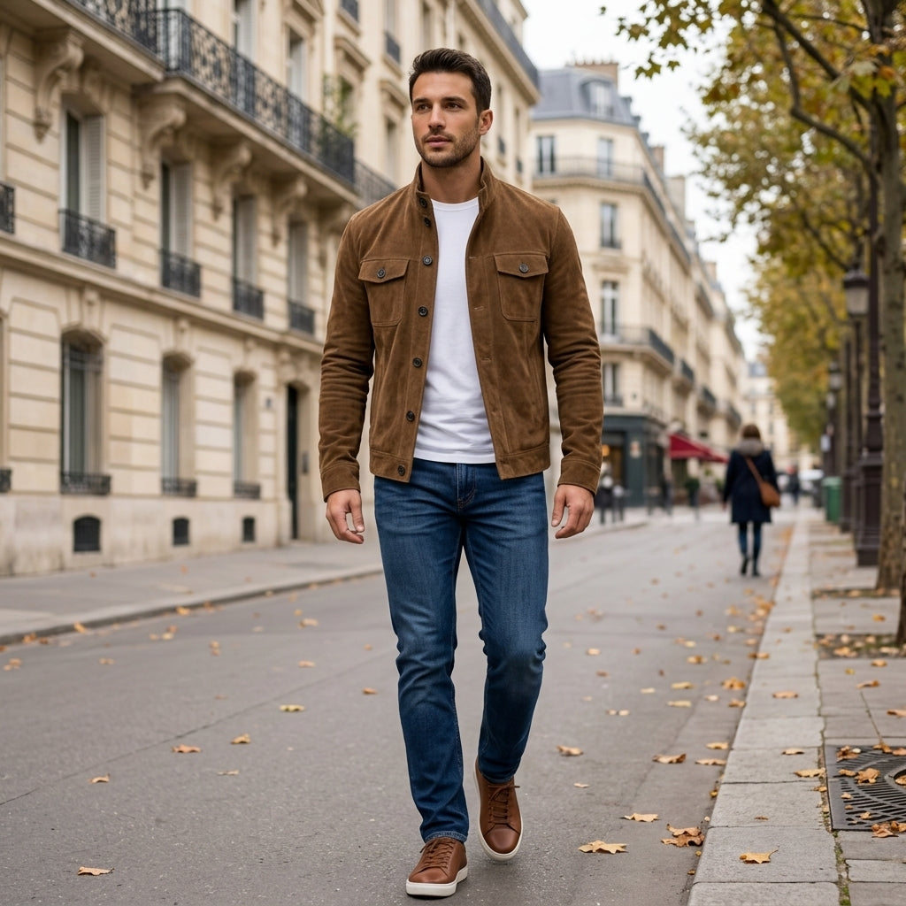 Sumi blouson bomber effet daim - Style de vie urbain