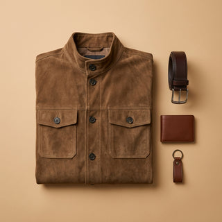 Sumi blouson bomber effet daim - Mise en scène accessoires