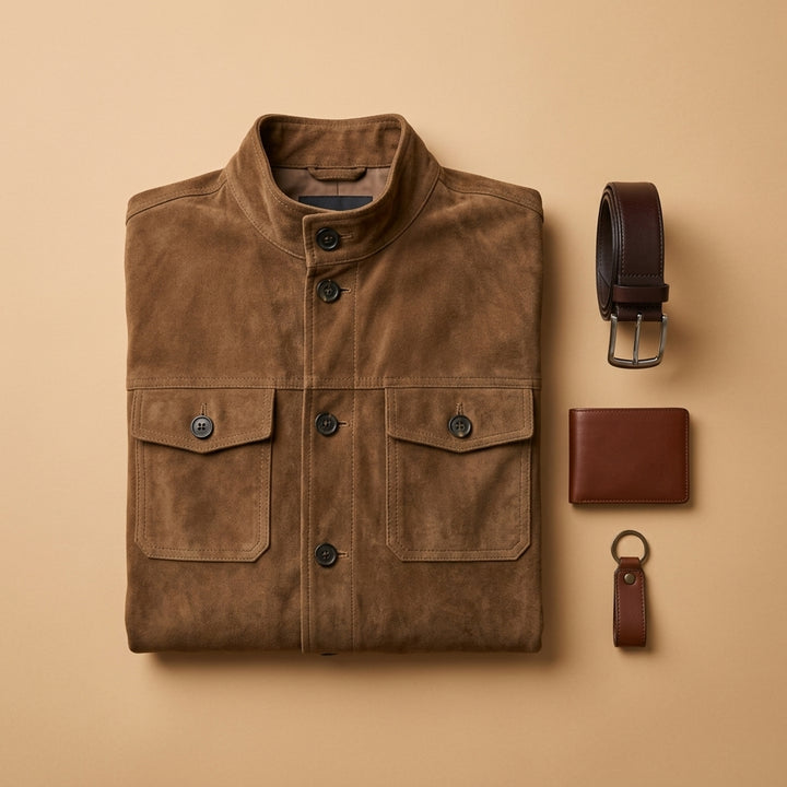 Sumi blouson bomber effet daim - Mise en scène accessoires