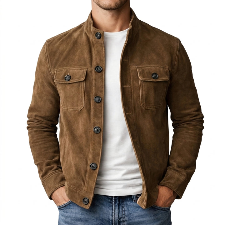 Sumi blouson bomber effet daim - Photo principale studio fond blanc