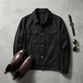 Kage – Veste effet cuir composition style et accessoires
