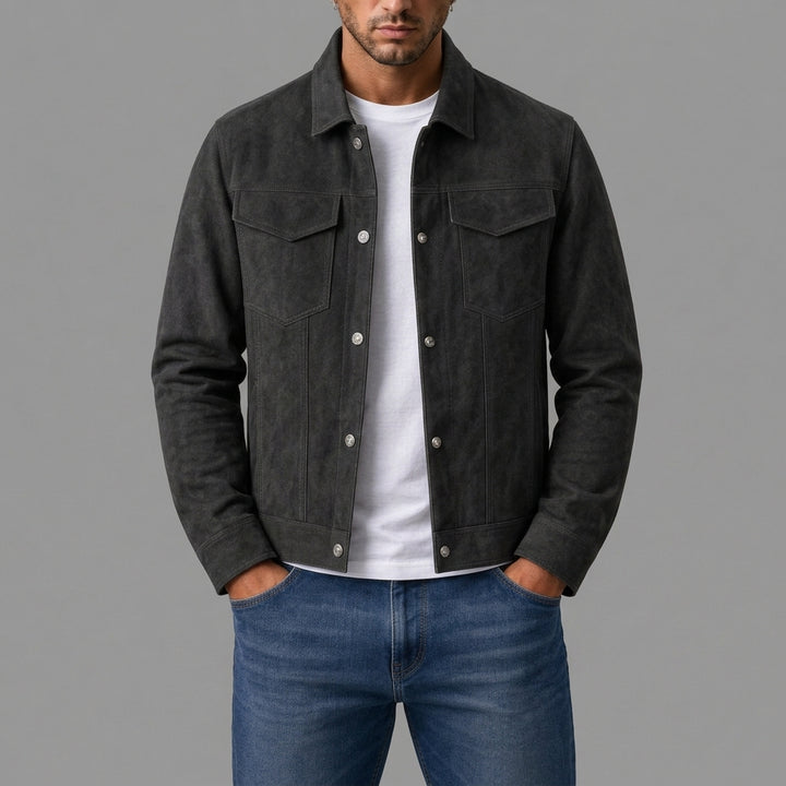 Kage – Veste effet cuir vue studio principale