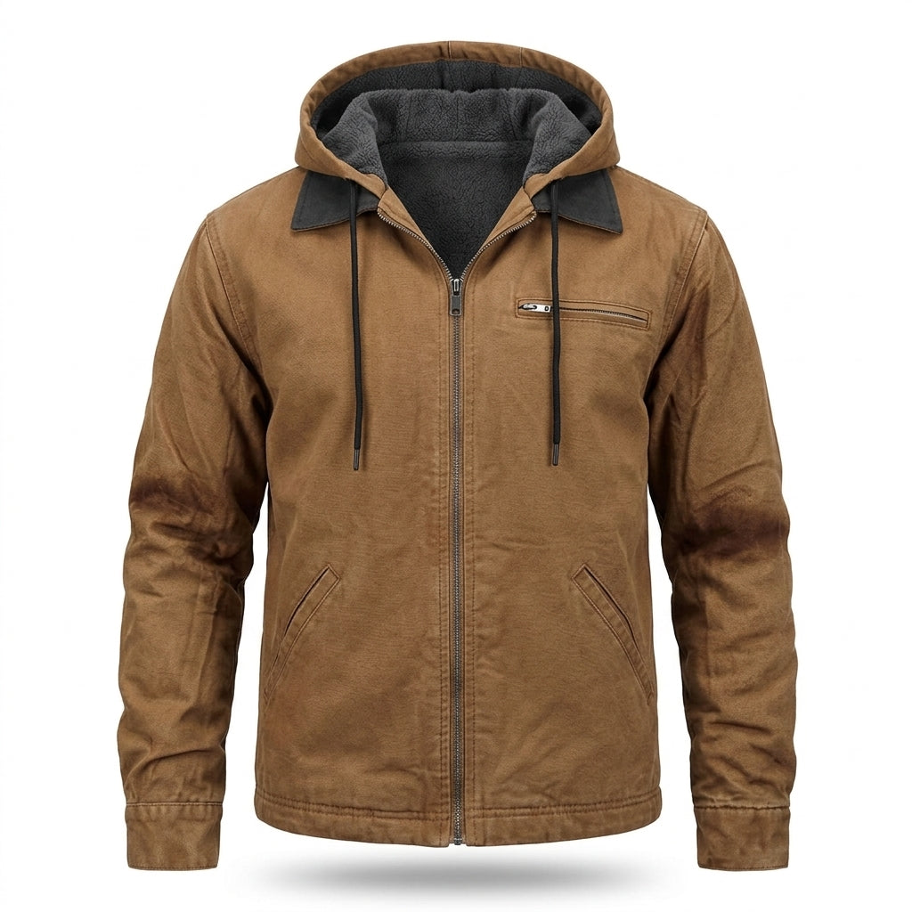 Masaru veste zippée polaire - studio fond blanc