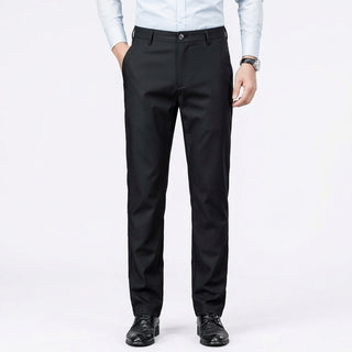 Pantalon droit Katsu noir - vue studio