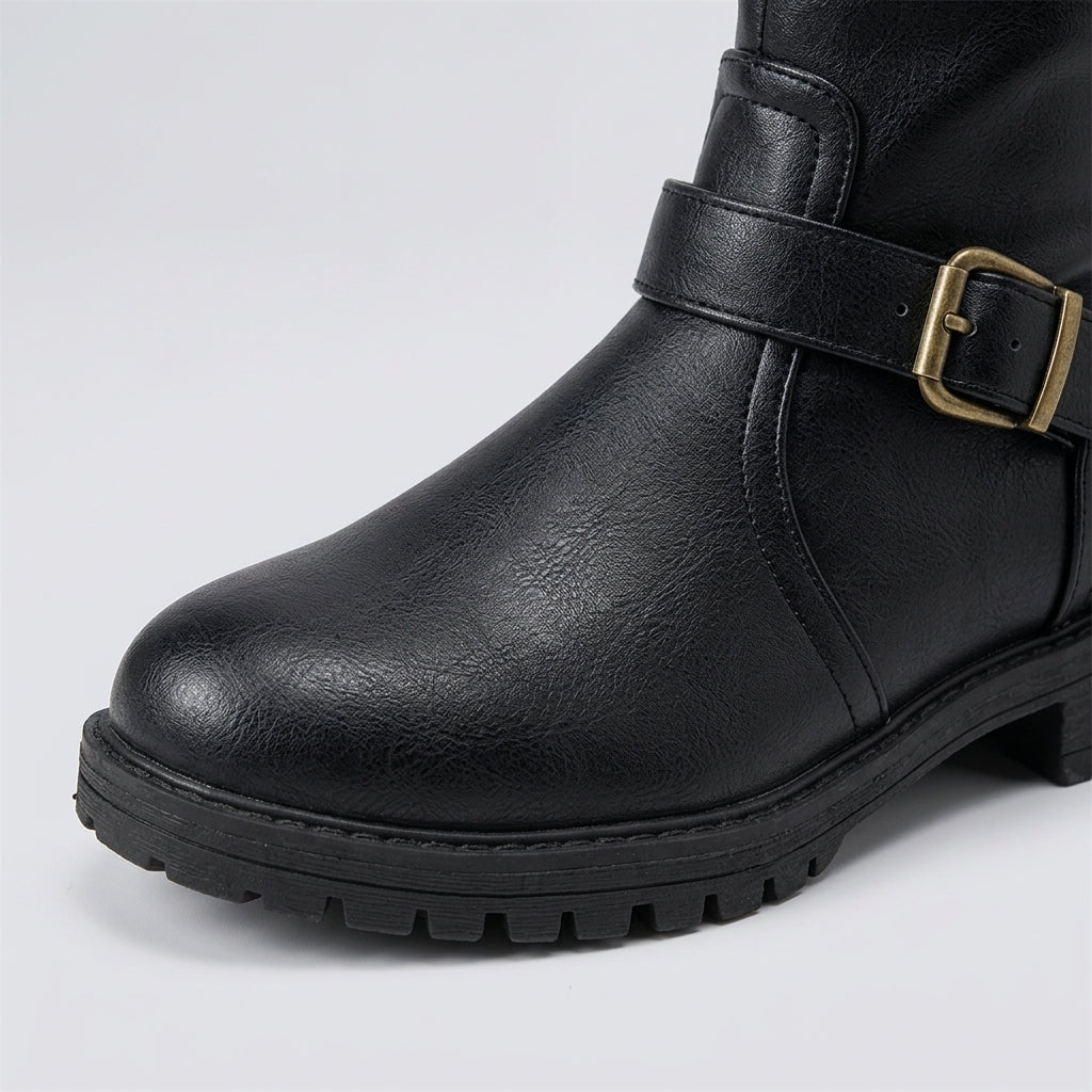 Fumiko bottines confort - gros plan finitions et boucle