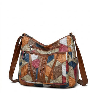 Asako - Sac bandoulière patchwork vue principale studio