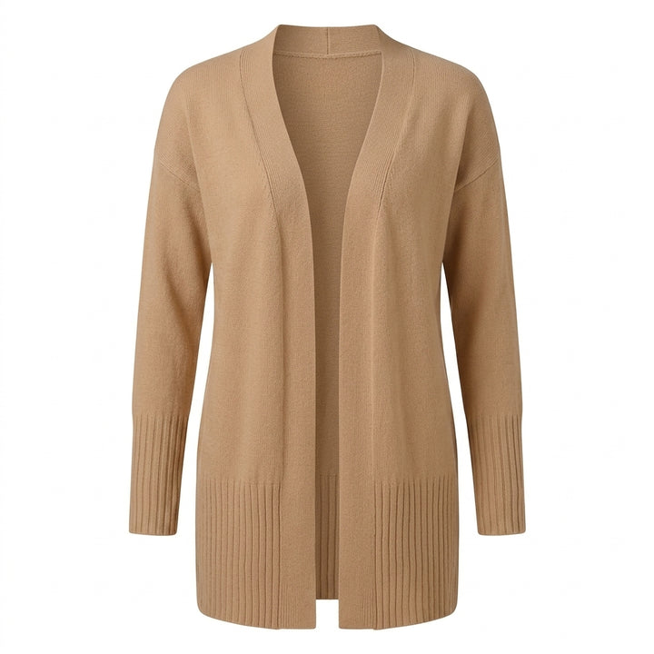 Gilet long Sachiko – vue studio principale sur fond blanc