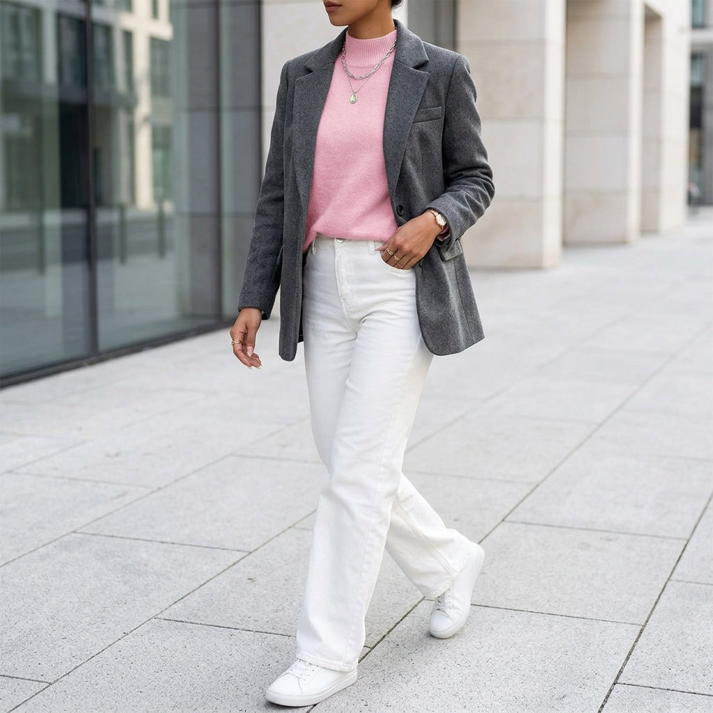 Kimiko – Porté sous un blazer élégant en ville