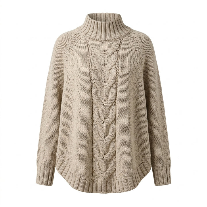 Megumi – Pull vintage col montant vue studio