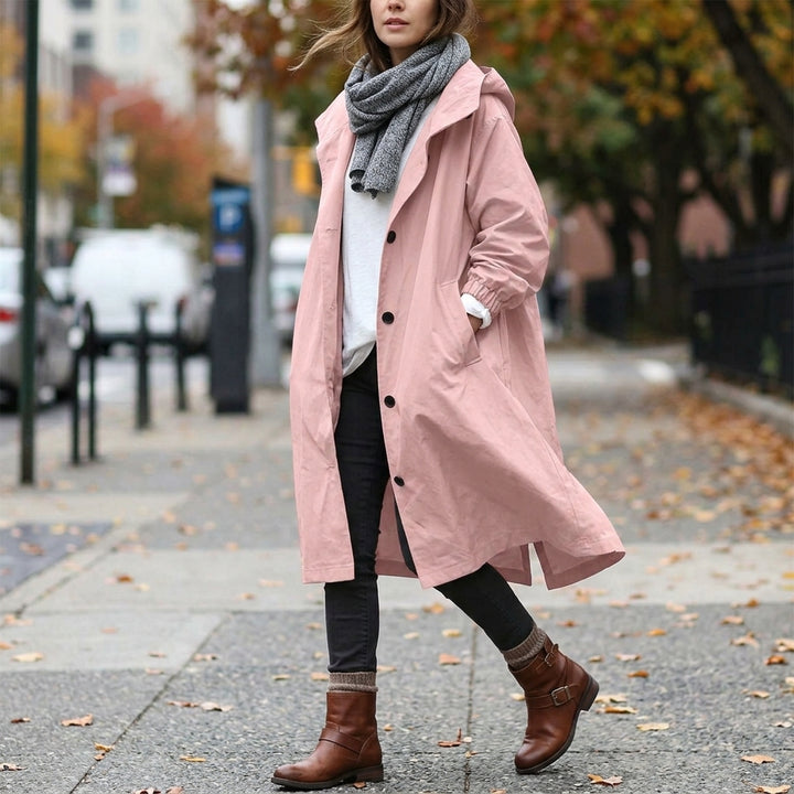 Eiko - Manteau long ample porté par un mannequin